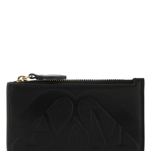 Alexander McQueen wallets luxury designer piece front view
