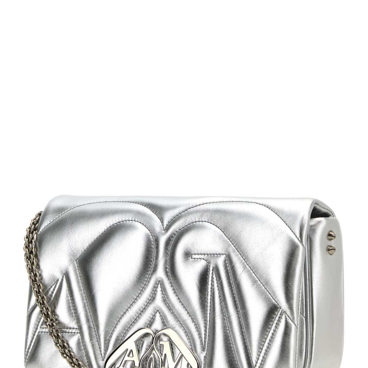 Alexander McQueen premium cross body bags detail and craftsmanship close-up