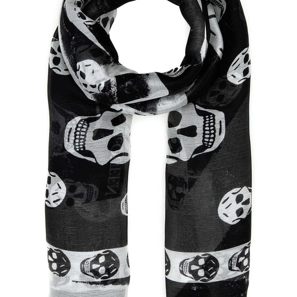 Alexander McQueen Accessories? Alexander Mcqueen Women Printed Silk Foulard Luxury Designer Fashion Accessory