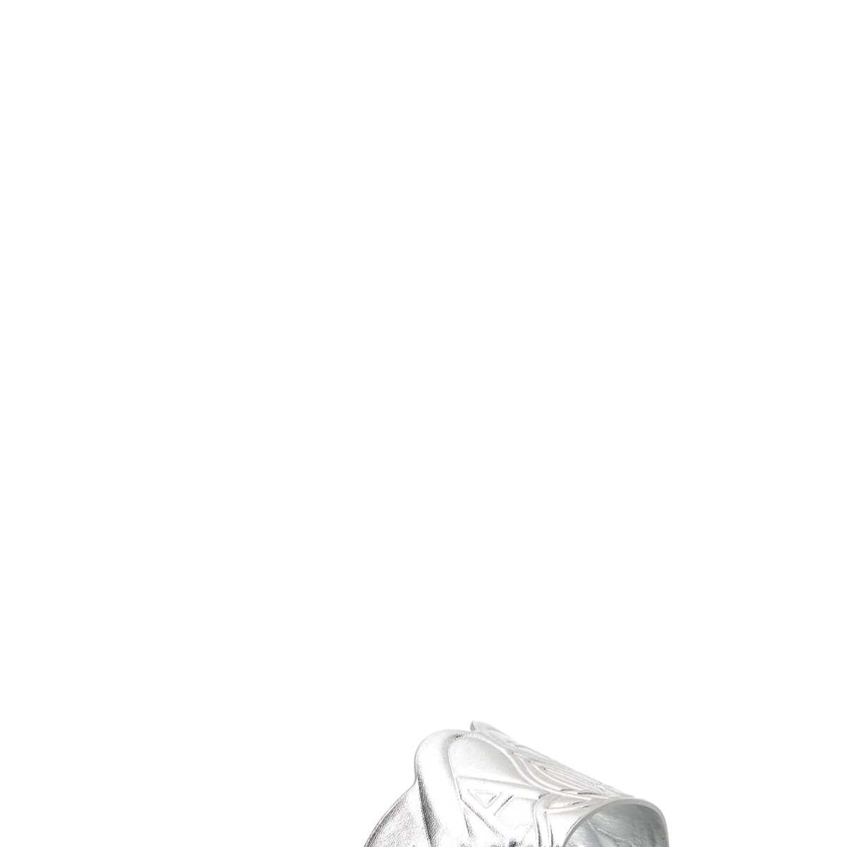 Alexander McQueen Accessories? Alexander Mcqueen Women Silver Leather Slippers Premium Everyday Designer Accessory