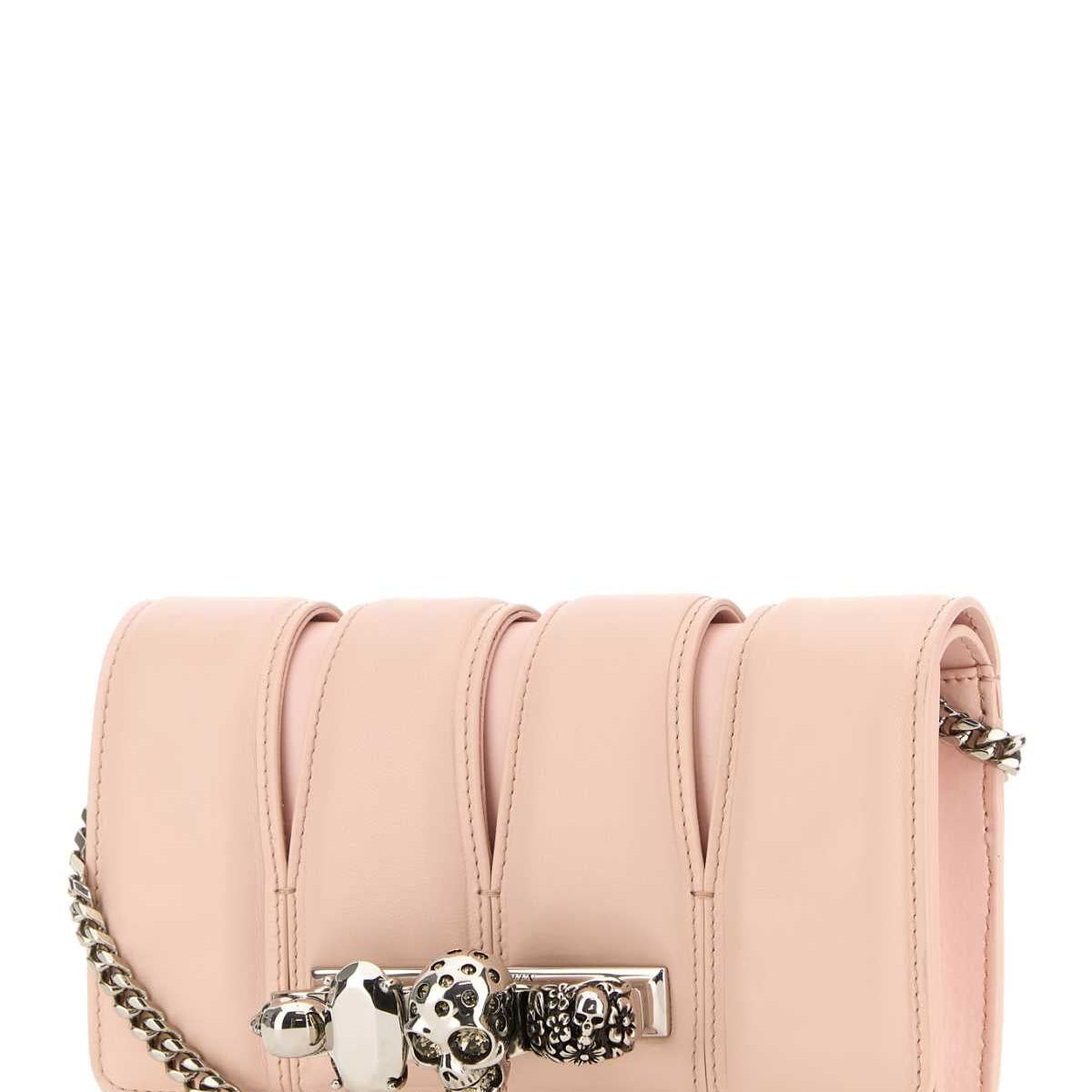 Alexander McQueen premium clutches detail and craftsmanship close-up