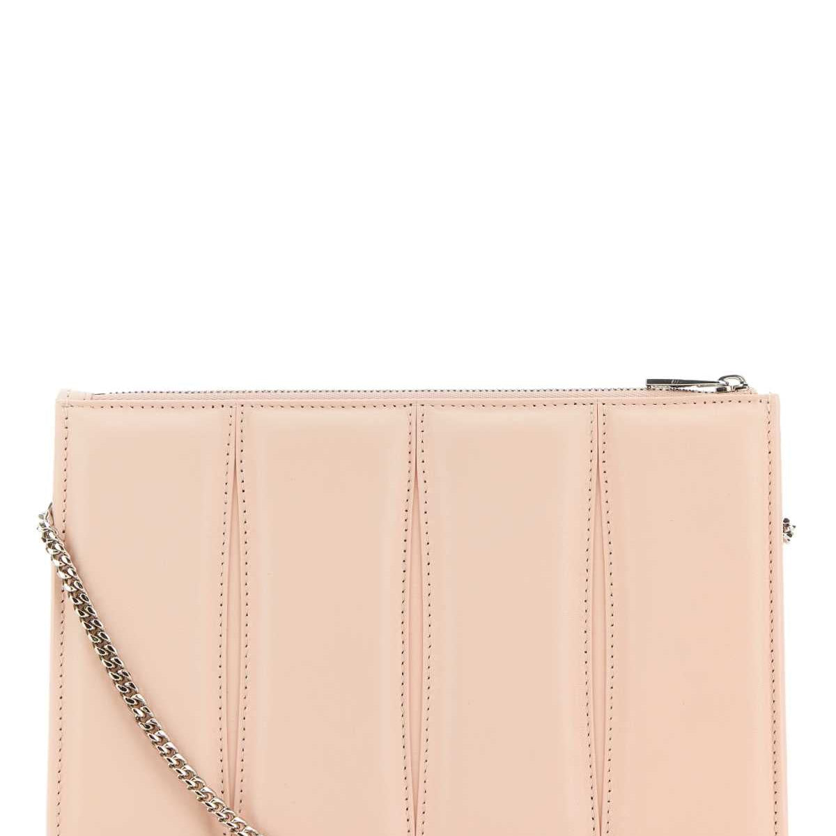 Alexander McQueen Bags? Alexander Mcqueen Women Pastel Pink Leather Shoulder Bag Elegant Everyday Designer Handbag
