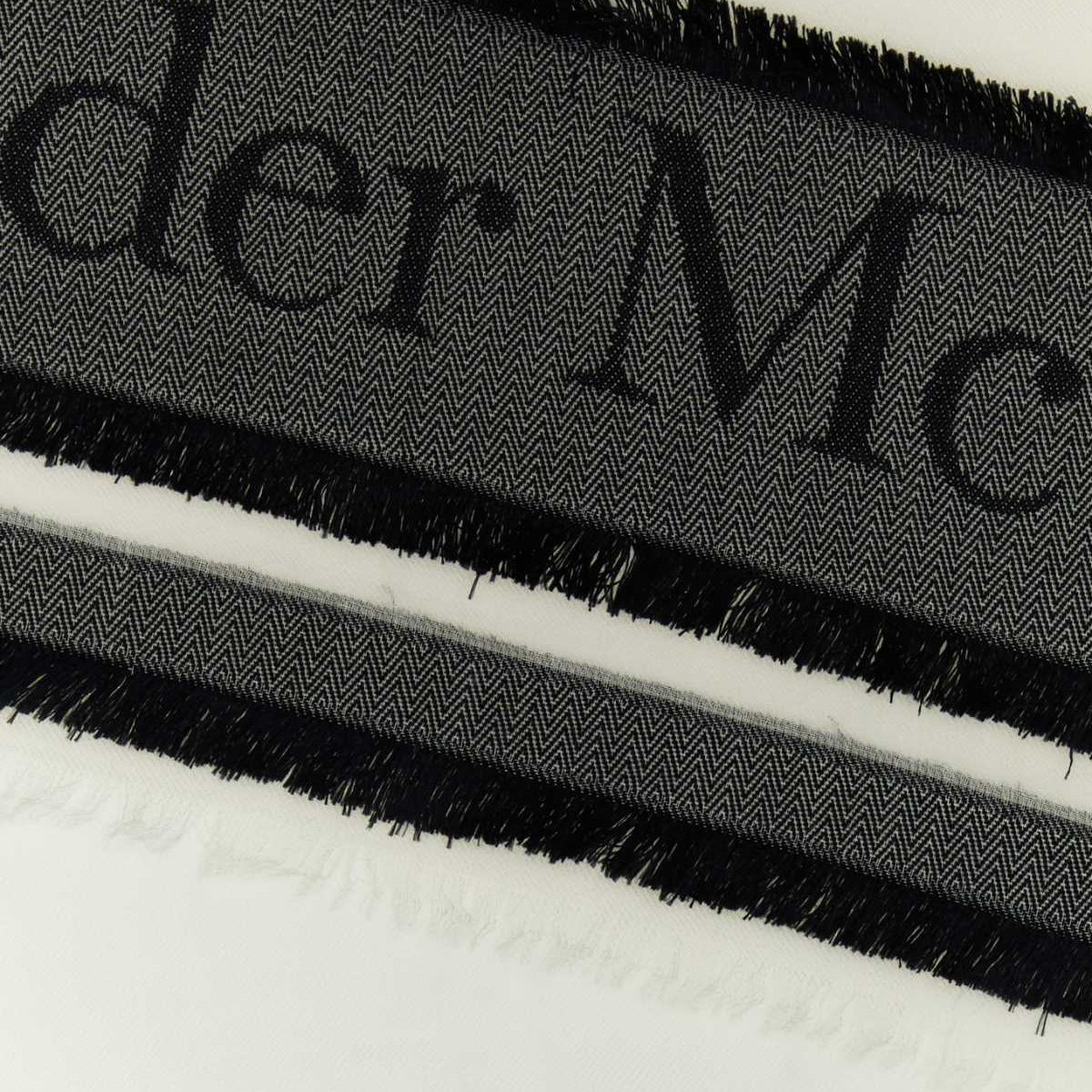 Alexander McQueen premium scarves & wraps detail and craftsmanship close-up