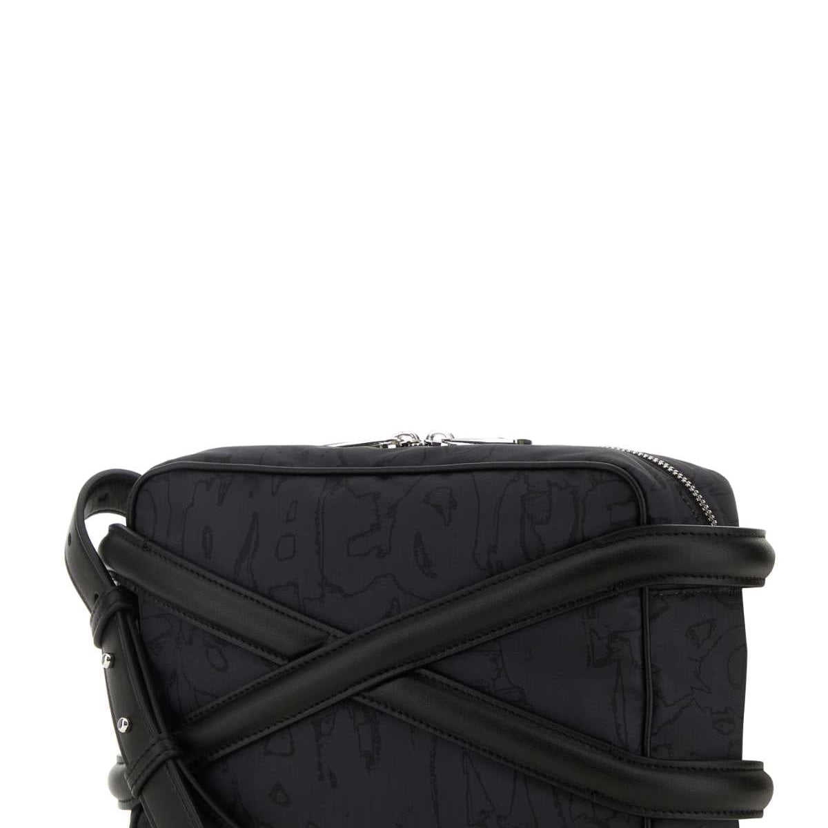 Alexander McQueen Bags? Alexander Mcqueen Men Black Nylon Harness Crossbody Bag Elegant Everyday Designer Handbag