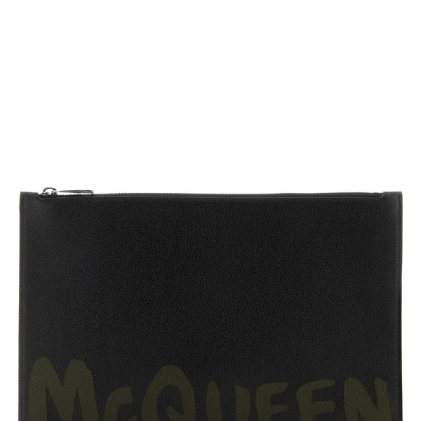 Alexander McQueen clutches luxury designer piece front view