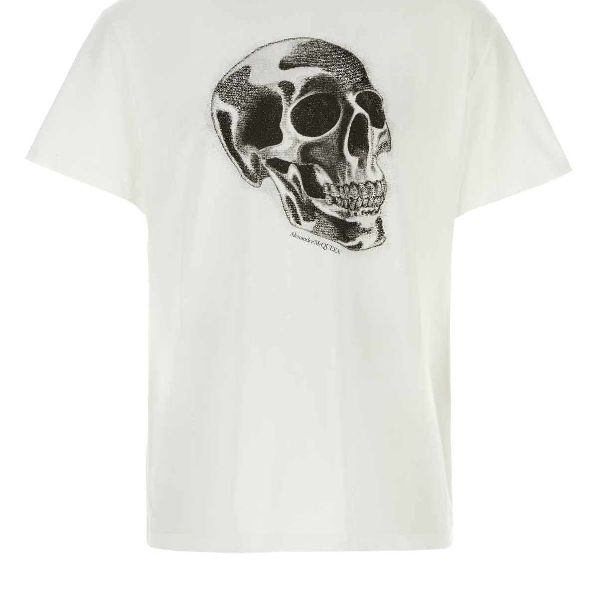 Alexander McQueen T-Shirts? Alexander Mcqueen Men White Cotton T-Shirt Premium Designer Cotton T-Shirt
