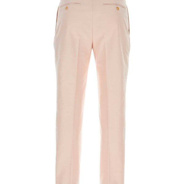 Alexander McQueen premium pants detail and craftsmanship close-up