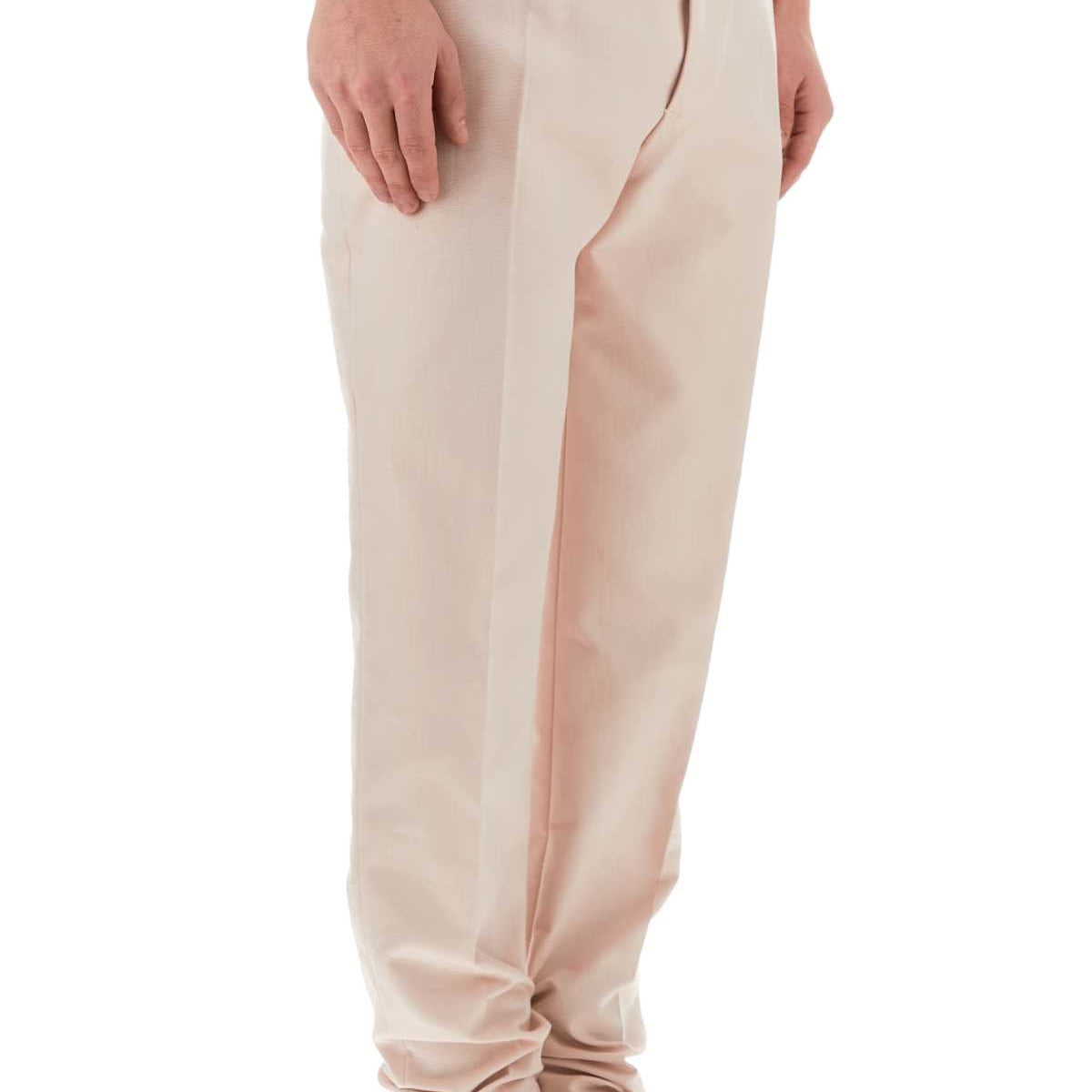 Alexander McQueen Pants? Alexander Mcqueen Men Pastel Pink Twill Pant Premium Designer Casual Trousers