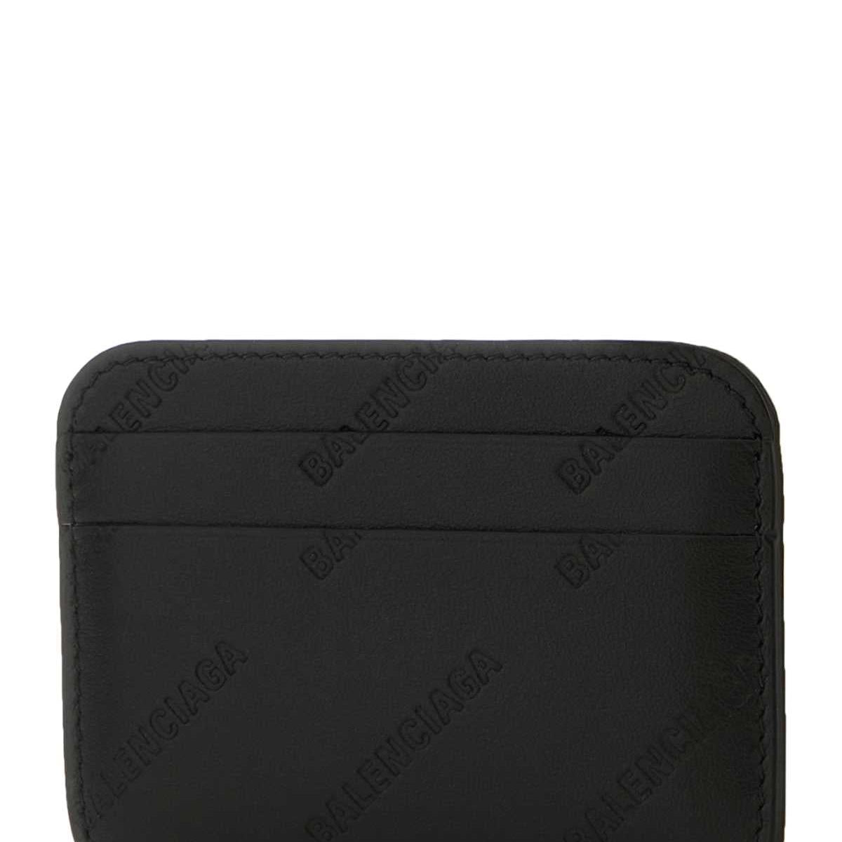 Balenciaga premium wallets detail and craftsmanship close-up