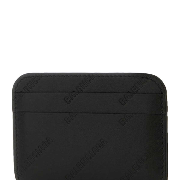 Balenciaga Wallets? Balenciaga Women Black Leather Card Holder Premium Leather Designer Wallet