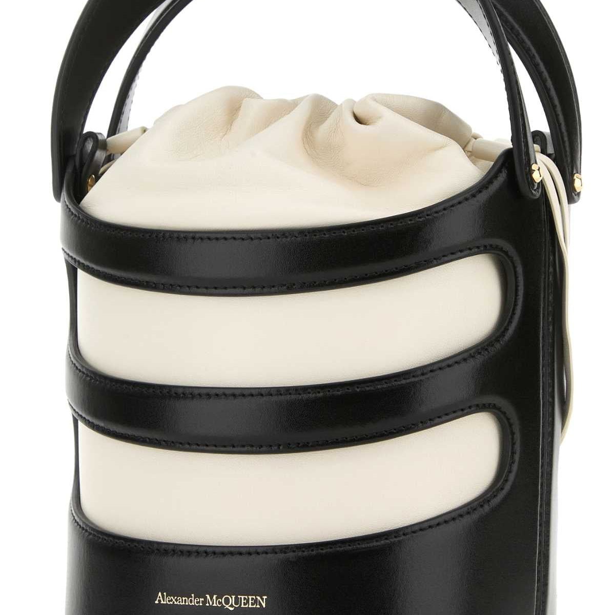 Alexander McQueen premium shoulder bags detail and craftsmanship close-up