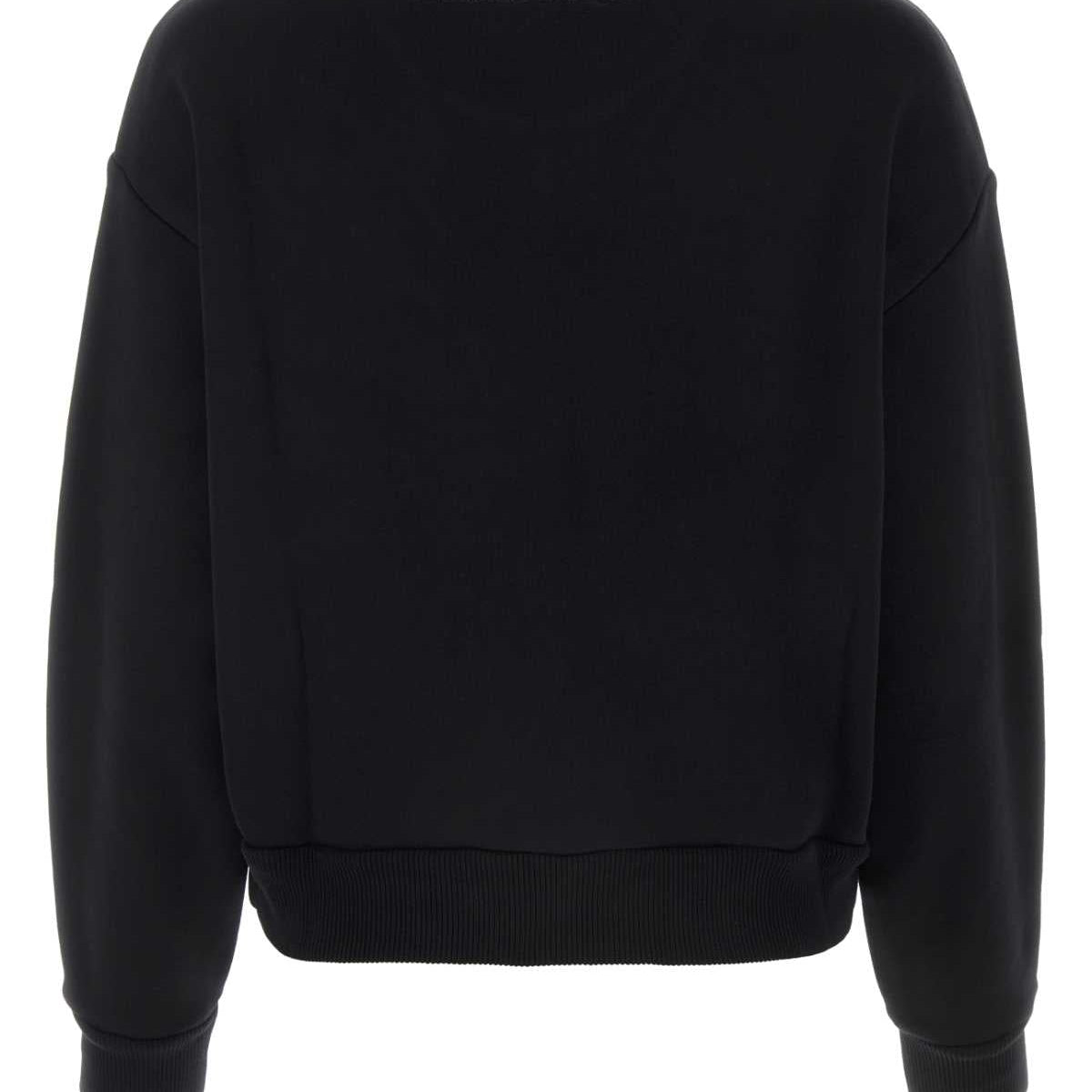 Alexander McQueen Hoodies? Alexander Mcqueen Women Black Cotton Sweatshirt Premium Designer Casual Hoodie