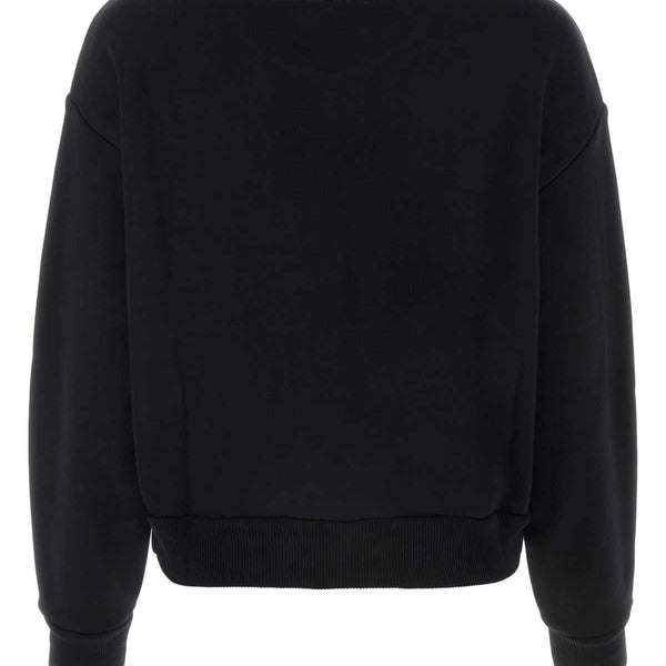 Alexander McQueen Hoodies? Alexander Mcqueen Women Black Cotton Sweatshirt Premium Designer Casual Hoodie