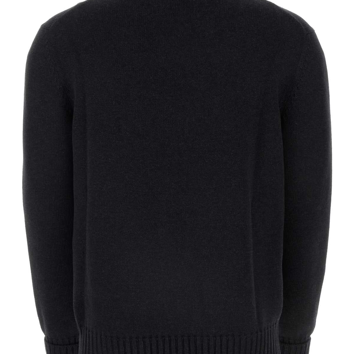 Alexander McQueen Sweaters? Alexander Mcqueen Men Charcoal Cotton Sweater Premium Casual Designer Knitwear