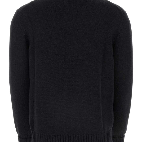 Alexander McQueen Sweaters? Alexander Mcqueen Men Charcoal Cotton Sweater Premium Casual Designer Knitwear