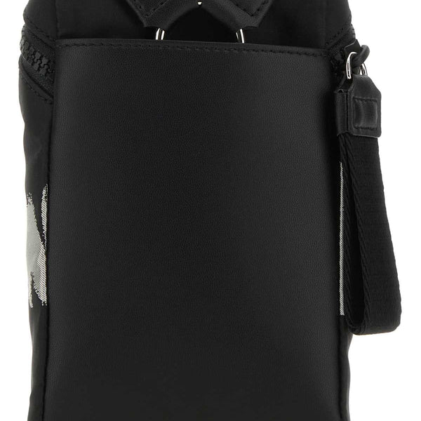 Alexander McQueen Bags? Alexander Mcqueen Men Black Fabric Mcqueen Graffiti Crossbody Bag Premium Designer Shoulder Bag