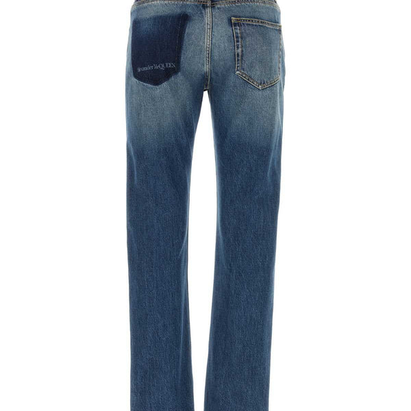 Alexander McQueen Jeans? Alexander Mcqueen Men Denim Jeans Classic Everyday Designer Jeans