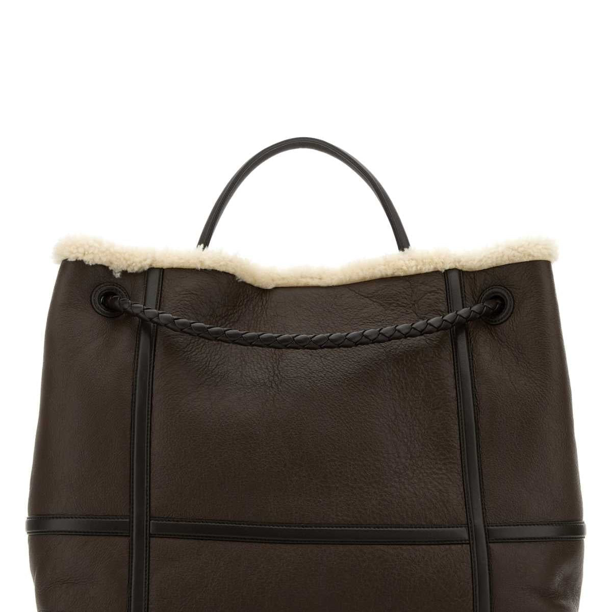 Bottega Veneta Bags? Bottega Veneta Women Brown Leather Large Andiamo Handbag Luxury Designer Leather Handbag