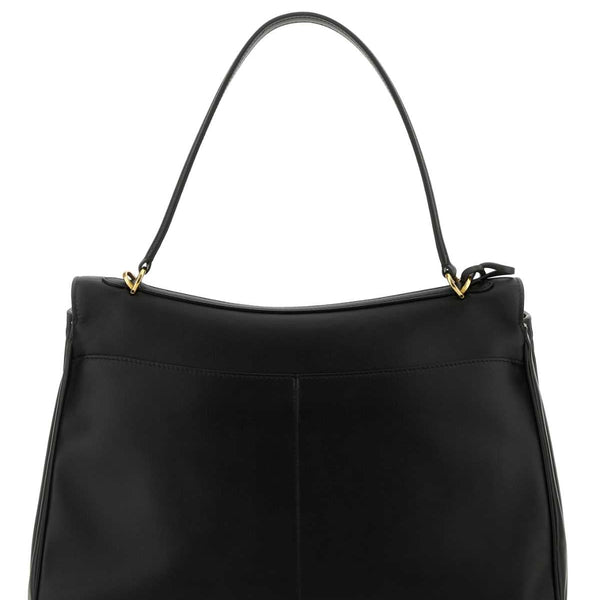 Balenciaga Bags? Balenciaga Women Black Leather Large Rodeo Handbag Luxury Designer Leather Handbag