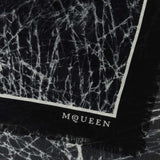 Alexander McQueen premium scarves & wraps detail and craftsmanship close-up