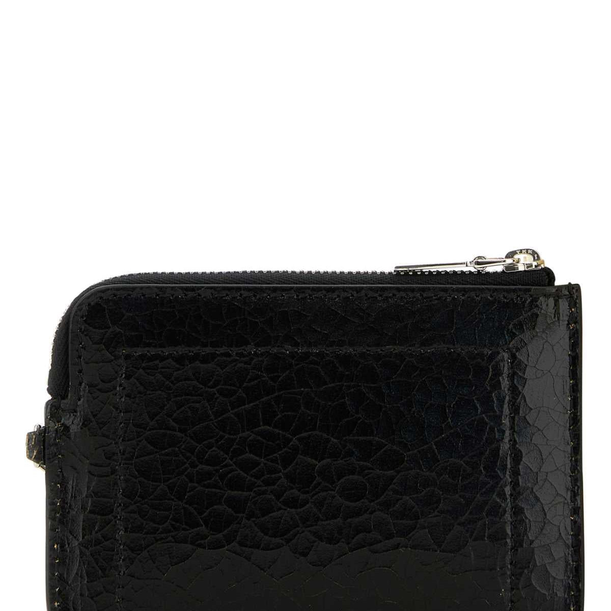 Alexander McQueen Wallets? Alexander Mcqueen Men Black Leather Card Holder Elegant Everyday Leather Wallet