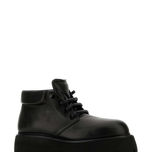 Alexander McQueen Shoes? Alexander Mcqueen Men Black Nappa Leather Sofa Lace-Up Shoes Comfortable Everyday Designer Shoes
