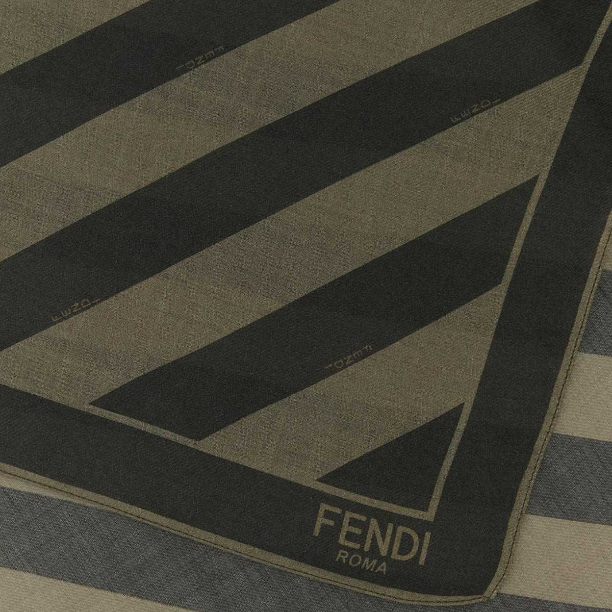 Fendi premium scarves & wraps detail and craftsmanship close-up