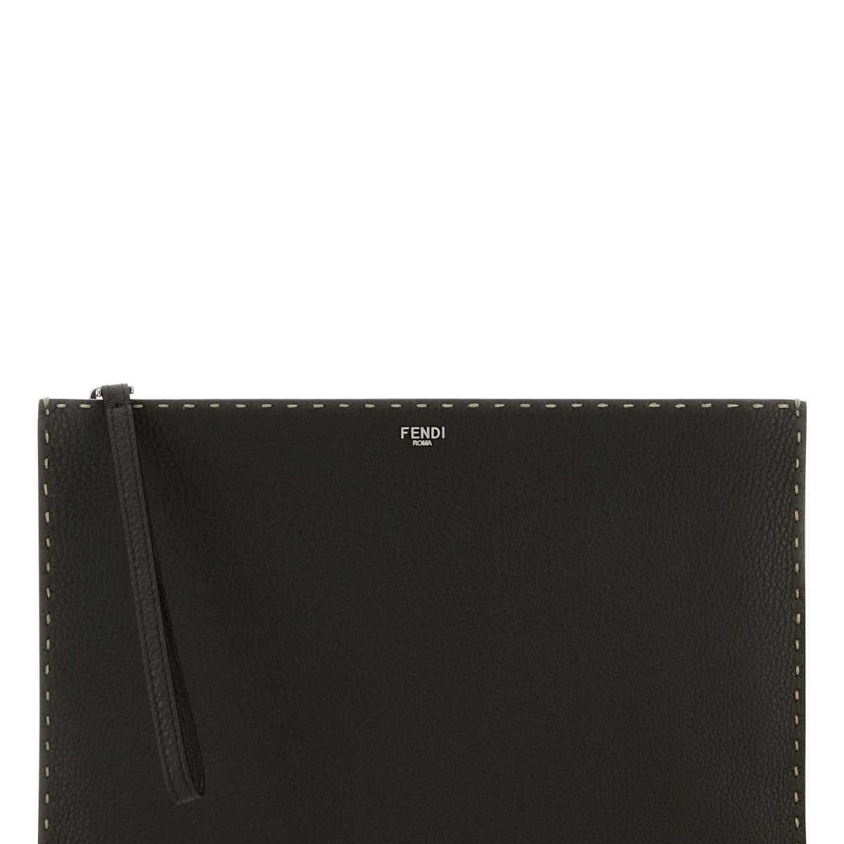 Fendi clutches luxury designer piece front view