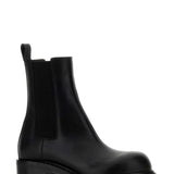 Bottega Veneta premium boots & booties detail and craftsmanship close-up