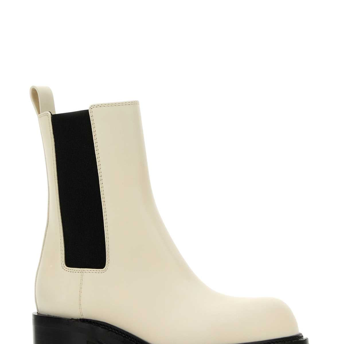 Bottega Veneta premium boots & booties detail and craftsmanship close-up