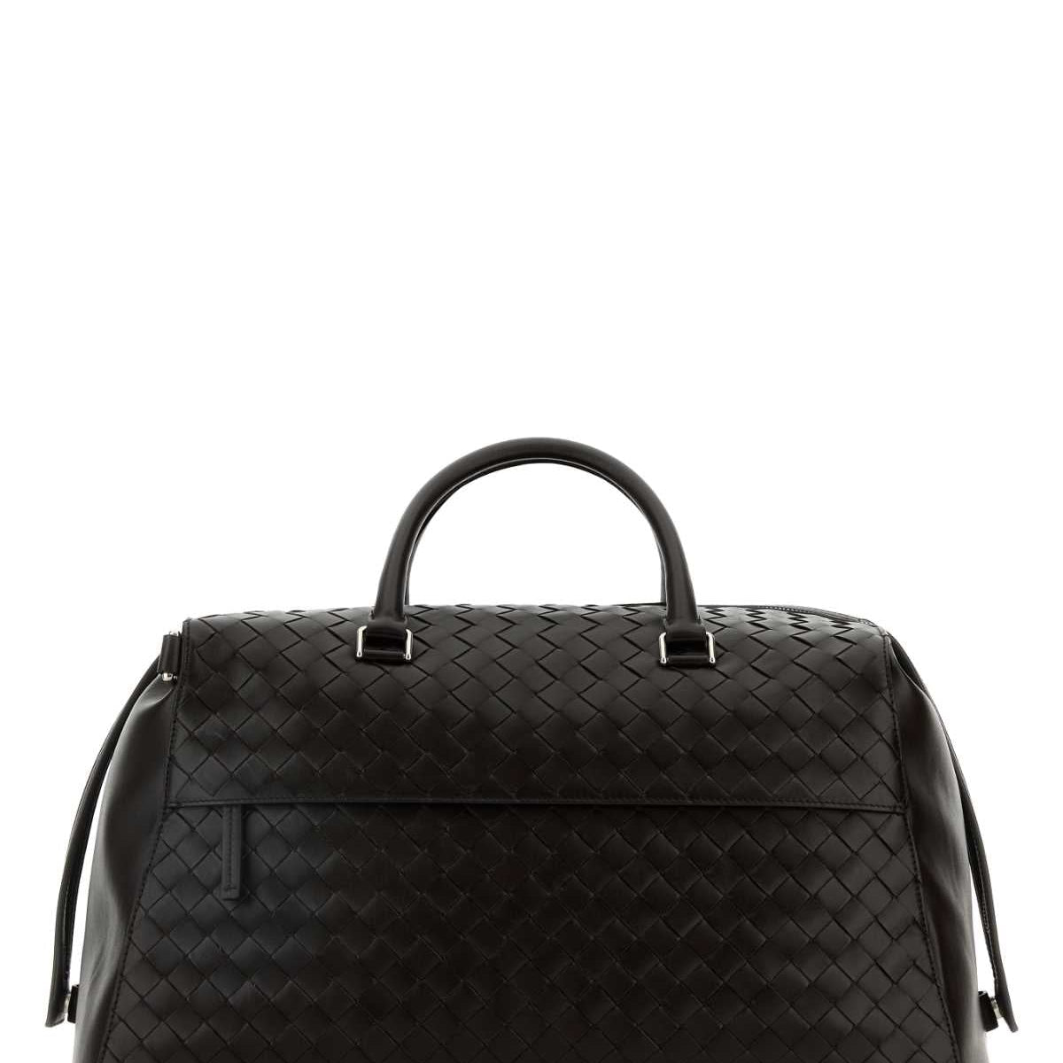 Bottega Veneta Bags? Bottega Veneta Men Dark Brown Weekender Tape Travel Bag Elegant Everyday Designer Handbag