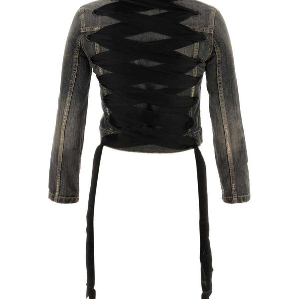 Balenciaga Jackets? Balenciaga Women Black Denim Jacket Luxury Designer Outerwear Jacket
