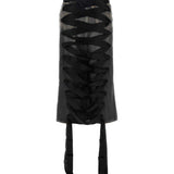 Balenciaga premium skirts detail and craftsmanship close-up