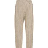 Bottega Veneta premium pants detail and craftsmanship close-up