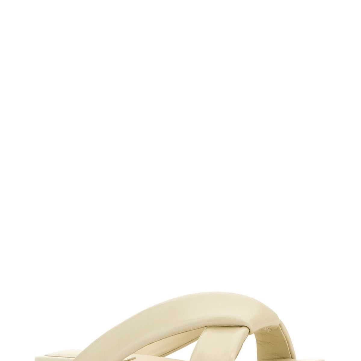 Bottega Veneta premium slides detail and craftsmanship close-up