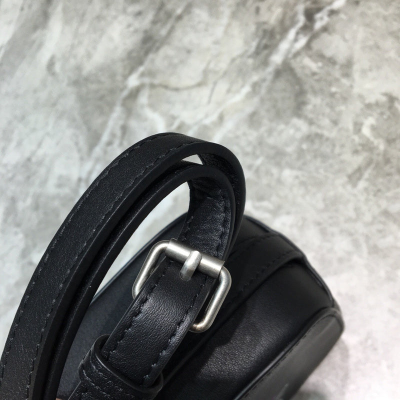 Understated Vegan Leather Handbag - Polished Finish | Women's Designer-Inspired Purse #810 - texture close-up (image 9) of designer-inspired handbag