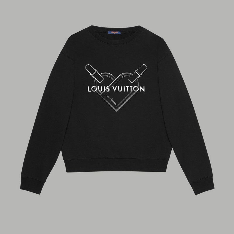 Front view of Louis Vuitton luxury clothing with everyday silhouette
