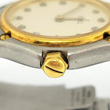 Side view of Ebel women's gold watch