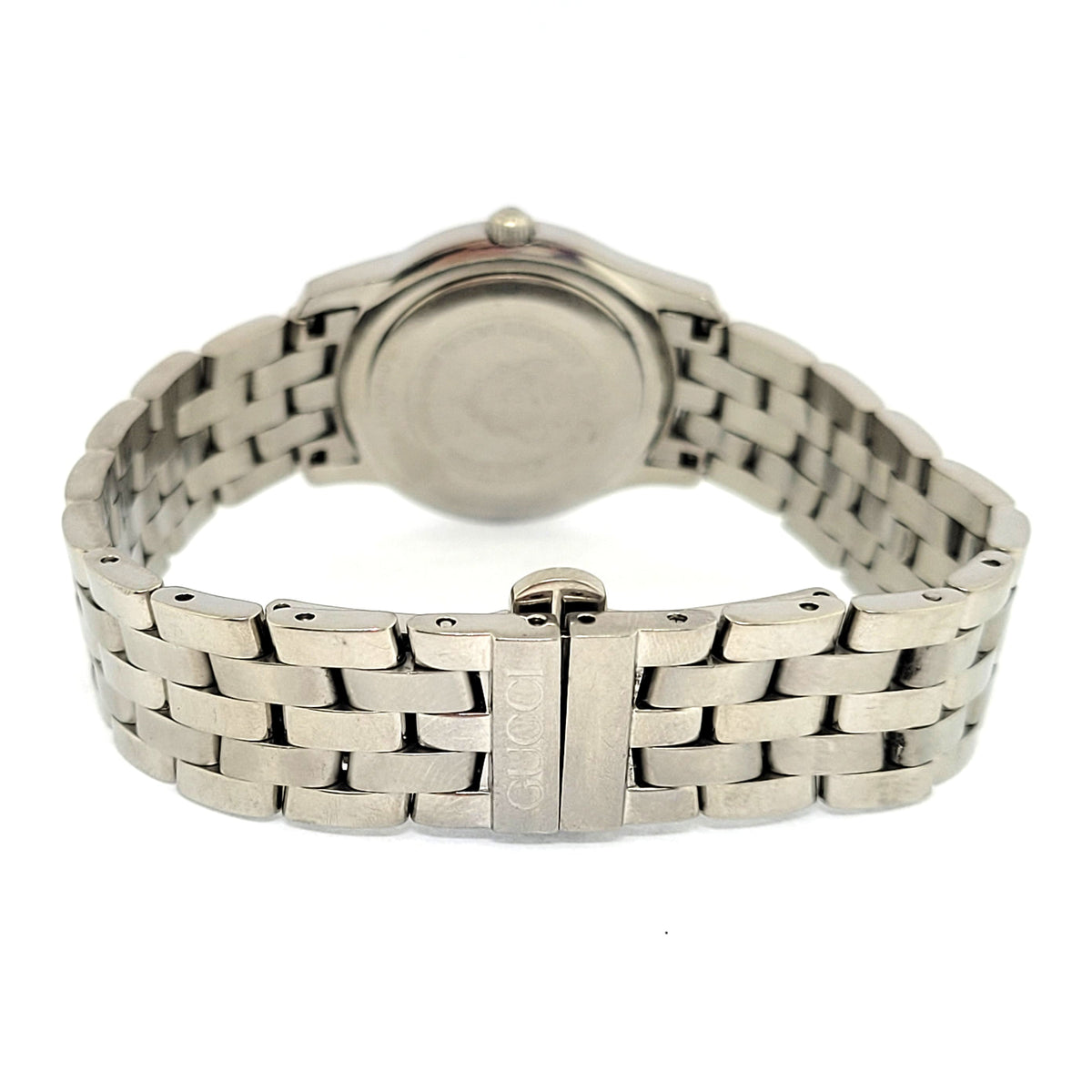 Side view of Gucci women's watch