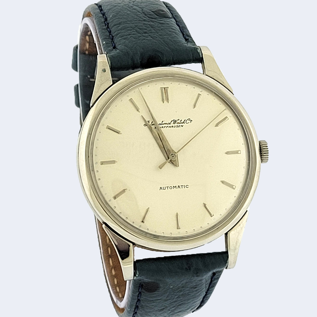 Close-up detail view of International Watch Company unisex watch