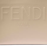 Close-up of Fendi totes hardware and fine stitching