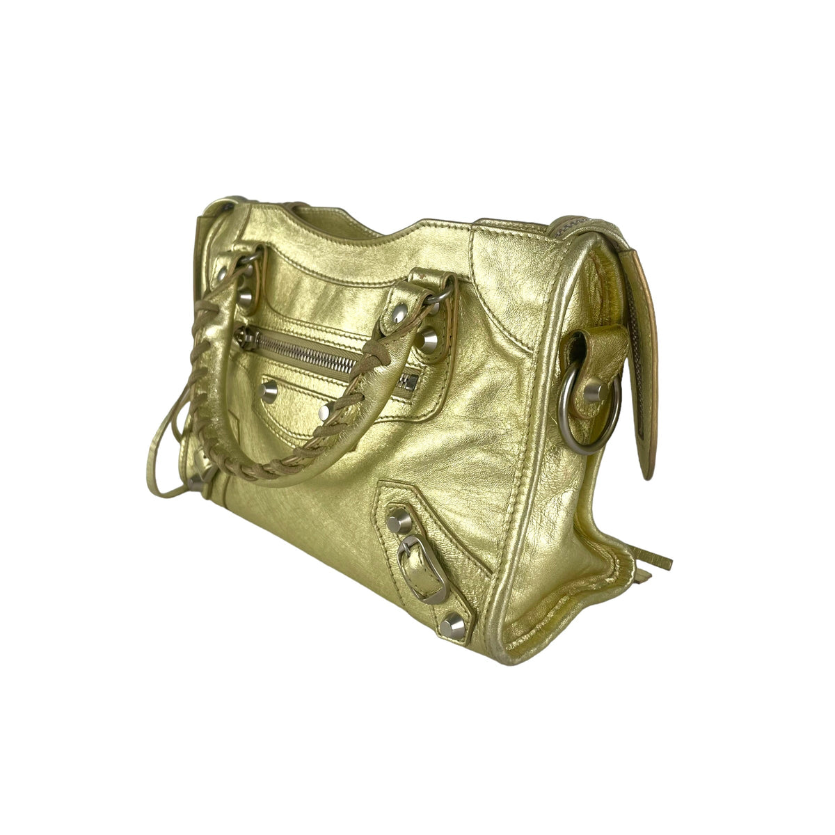 Balenciaga City Mini Gold | Premium Designer Piece