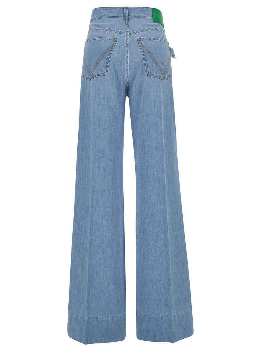 Bottega Veneta premium pants detail and craftsmanship close-up