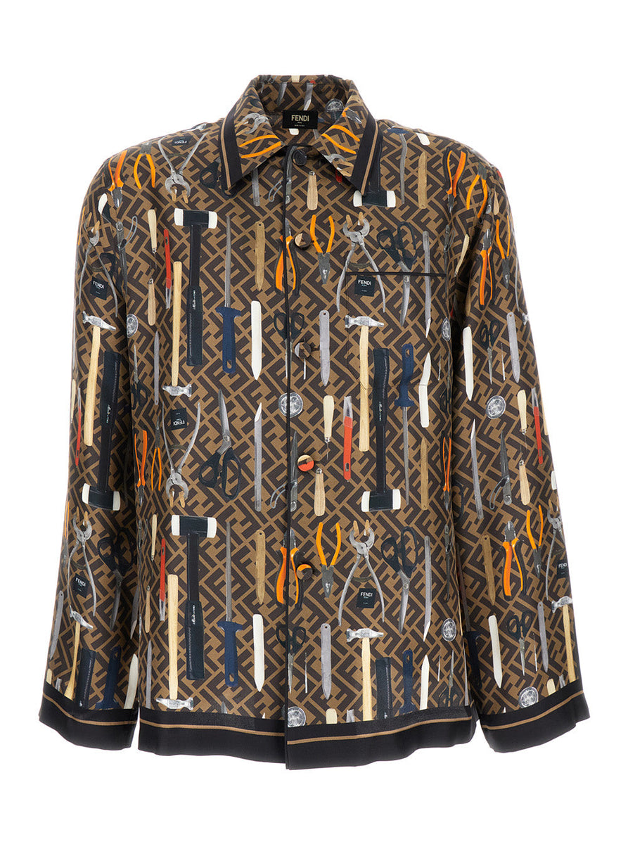 Fendi blouses luxury designer piece front view