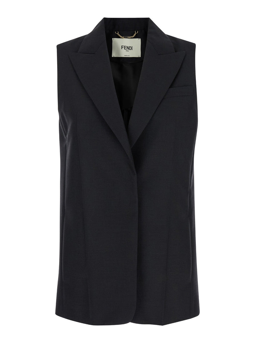 Fendi jackets luxury designer piece front view