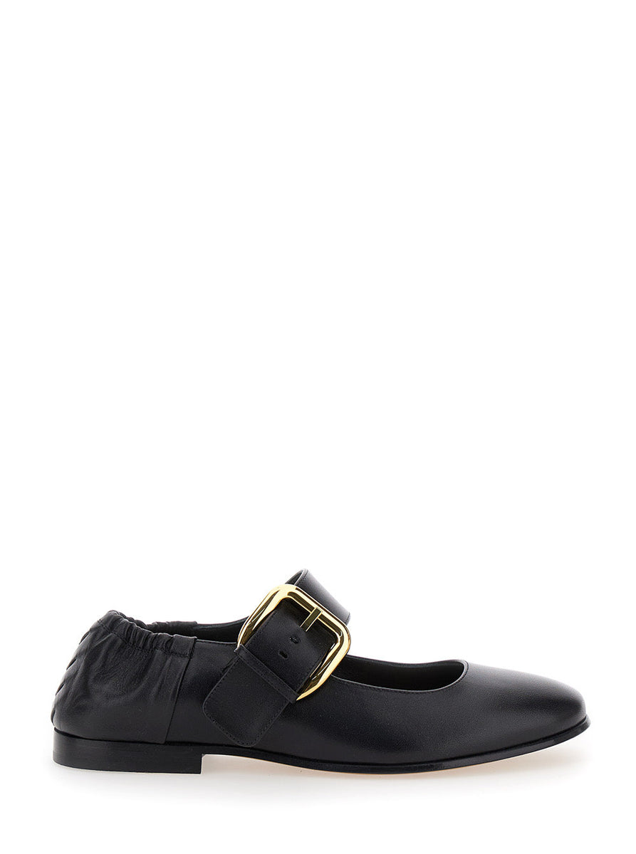 Bottega Veneta flats luxury designer piece front view