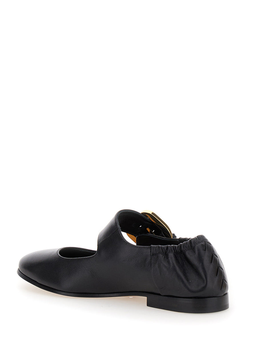Bottega Veneta flats side profile designer luxury fashion