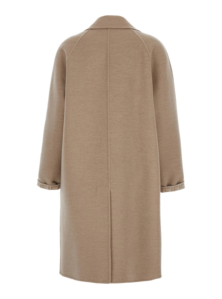 Fendi premium coats detail and craftsmanship close-up