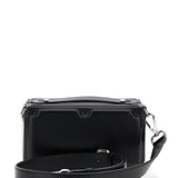 Close-up of Fendi cross body bags hardware and fine stitching