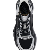 Close-up of Fendi athletic hardware and fine stitching